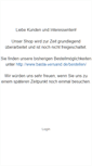 Mobile Screenshot of basta-versand.de